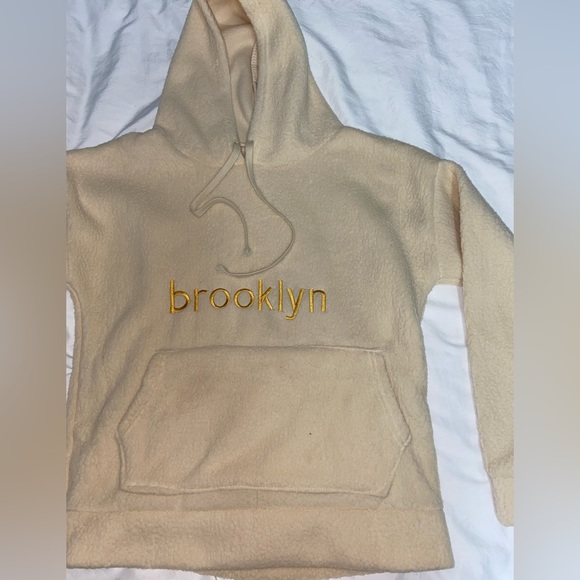 Teddy Sweater & Pants Set - Teen - Small - Hoodie - Brown - Cream - Picture 3 of 7